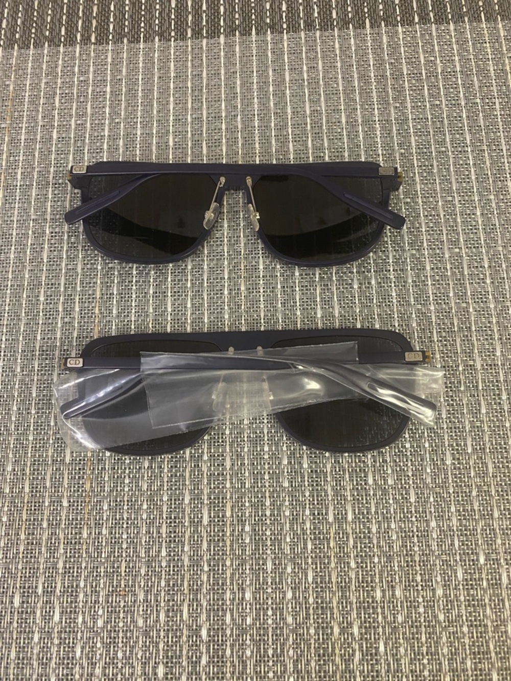 Dior Men's Aviator Sunglasses in Dark Blue with Black Lenses - Picture 2 of 5